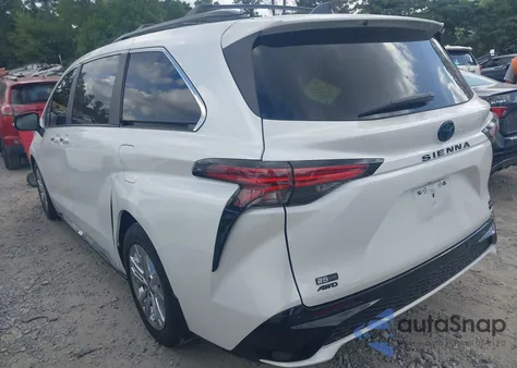 2023 Toyota Sienna 25Th Anniversary Edition из США, поврежденный, VIN 5TDCSKFC7PS081994